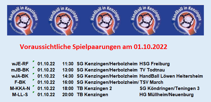 spielplan 01102022