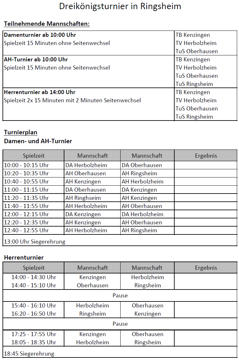 Dreiknigsturnier 2020 Spielplan