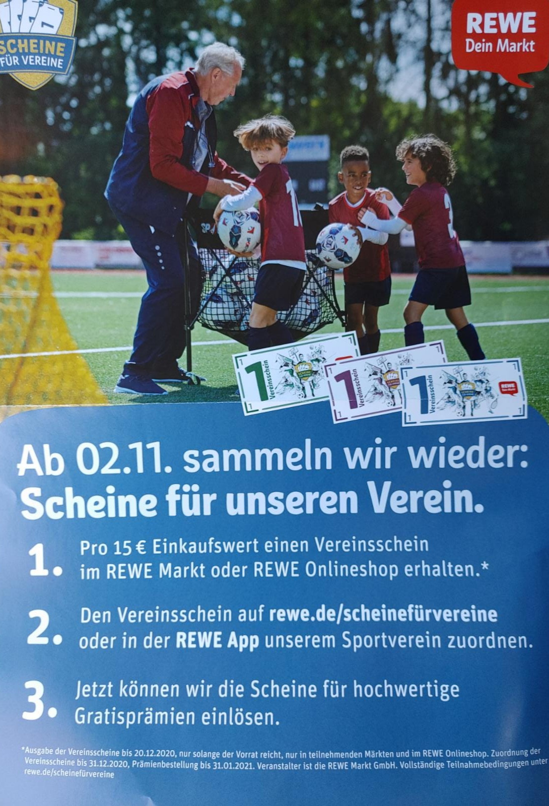 Scheine Rewe
